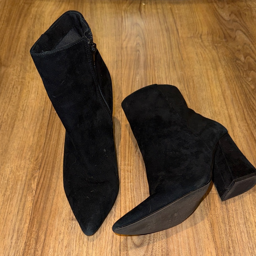 Jeffrey Campbell Suede Black Women's Ankle Boots
